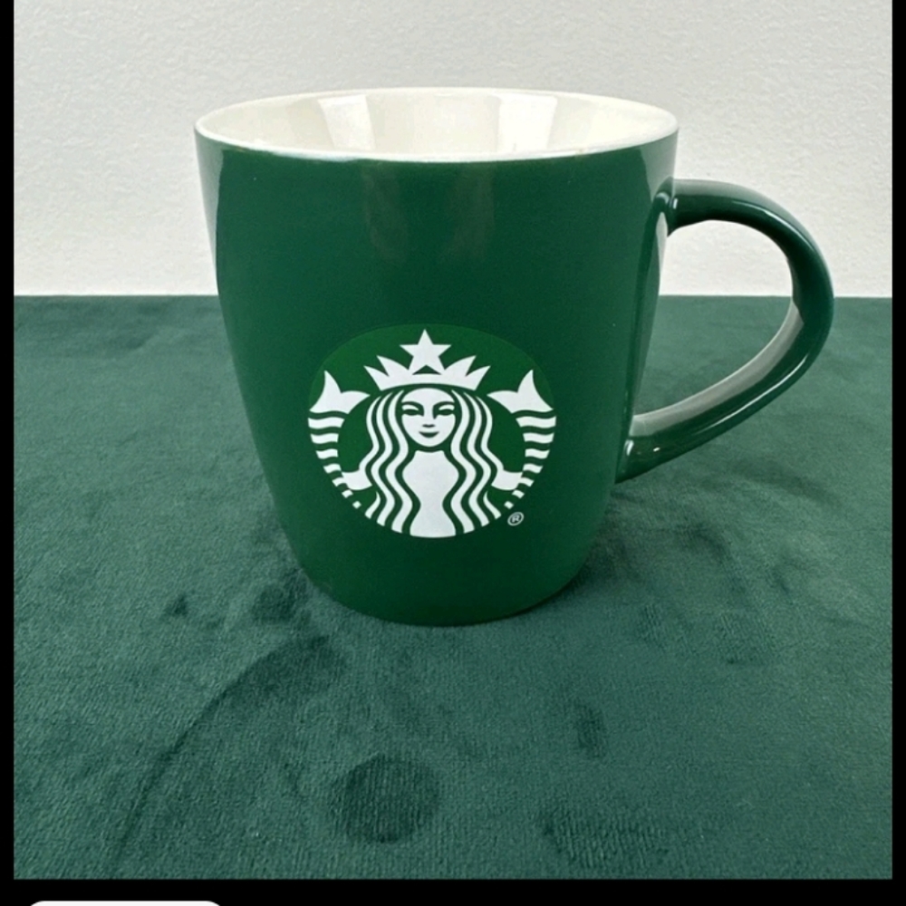 Starbucks Deep Green Ceramic Mug